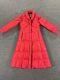 Vintage Waters Edge Jacket Womens Extra Small Red Down Duck Filled Parka Puffer