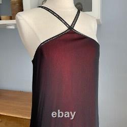 VIVIENNE TAM Vintage Y2K Mesh Overlay Maxi Dress Size 3