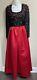 Vtg. Rare. Victoria Royal Red Sequined Gown Maxi Dress6exquisite