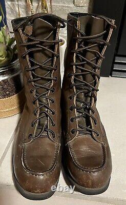 Vintage 1960s Women's Red Wing Boots Com Pacs Sz 6 A style 15170 Moc Boot Good