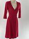Vintage 1970 Fredericks Of Hollywood Little Red Cocktail Dress Womens Size Small
