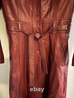 Vintage 70's Cubalan Leather Buttoned Down Jacket -small