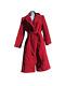 Vintage 90s Ellen Tracy Red Double Faced Wool Trench Coat