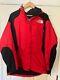 Vintage 90s The North Face Gore-tex Rain Jacket Womens Large Red/black