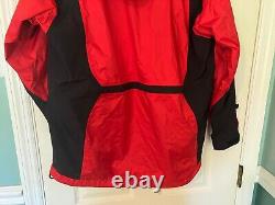 Vintage 90s The North Face Gore-Tex Rain Jacket Womens Large Red/Black