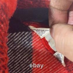 Vintage Alex Coleman Buffalo Check Jacket Red Size Medium