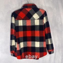 Vintage Alex Coleman Buffalo Check Jacket Red Size Medium