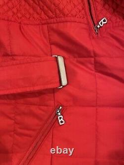 Vintage BOGNER Ski Jacket Red Full Zip Red Winter Wear Women's M