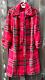 Vintage Barr Of England Women's Button Down Mohair/wool Long Coat Hot Pink M
