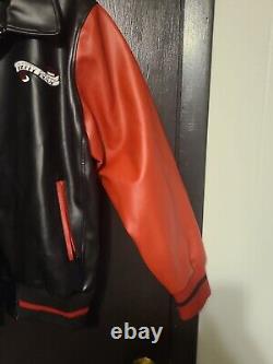 Vintage Betty Boop Leather Jacket By Excelled Brand Black/red Size XL