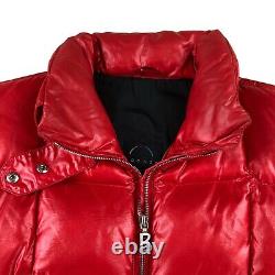Vintage Bogner Nylon Goose Down Ski Jacket Puffer Coat Red Hi-Vis Womens Size 12