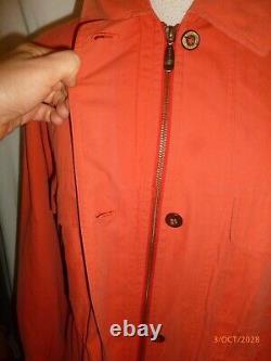 Vintage Burberrys Burberry Womens Trench Coat Jacket Red Nova Check Lining S