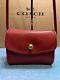 Vintage Coach Chrystie? Red? Leather Crossbody Bag 9892