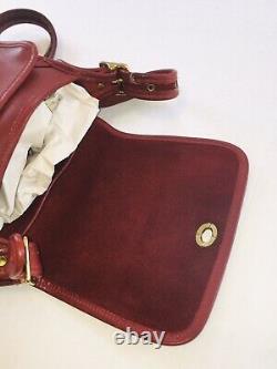 Vintage Coach Crossbody Ramblers Legacy Leather Bag Burgundy Red 9061 Shoulder