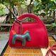 Vintage Coach Red Carousel Top Handle Crossbody 9942
