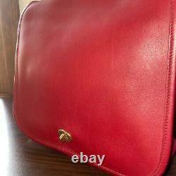 Vintage Coach Stewardess 9525 Bag In Red