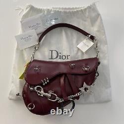 Vintage Dior Hardcore Pierced Saddle Bag by John Galliano RARE