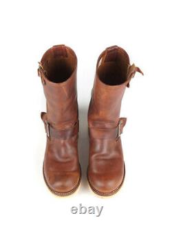 Vintage Distressed Red Wing 2971 Engineer Boots Sz 38.5