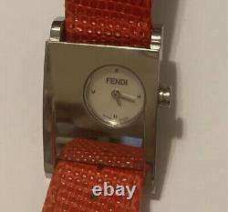 Vintage FENDI Watch with 5 Leather Bands Gorgeous