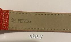 Vintage FENDI Watch with 5 Leather Bands Gorgeous