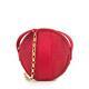 Vintage Fendi Red Signature Crossbody Shoulder Bag Purse Zucca Rare Chain