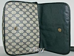 Vintage GUCCIOphidia Leather Crossbody Blue Web Supreme GG Bag Flap Stripe Red