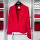 Vintage Giorgio Armani Red Wool Jacket Women's Size 10 Armani Collezioni 1990's