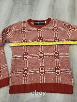 Vintage Givenchy Womens Red Sweater Size Large, Runs narrow read Description