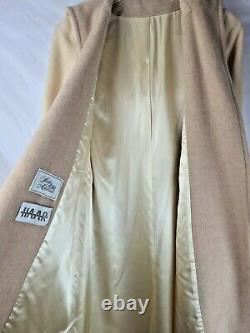 Vintage HAAR SAKS FIFTH AVE 100% Wool Long Hooded Belted Coat See Measurements