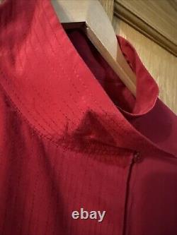 Vintage LIZ CLAIBORNE Red 100% Silk Dress Size 10