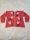 Vintage Marisa Christina Womens Christmas Reindeer Red Knitted Cardigan Youth