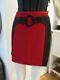 Vintage Moschino Cheap And Chic 1990's Red/black Skirt Size 4 Us