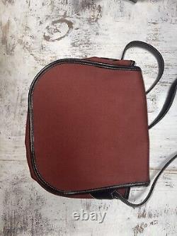 Vintage Moschino Redwall Canvas Shoulder Bag