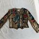 Vintage Neil Bieff/arturo Herrera Silk Sequined Jacket