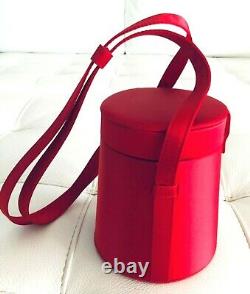Vintage Never Used! Red Silk Paloma Picasso Crossbody EVENING Purse Bag Italy