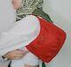 Vintage Prada Hobo Red Nylon Shoulder Bag
