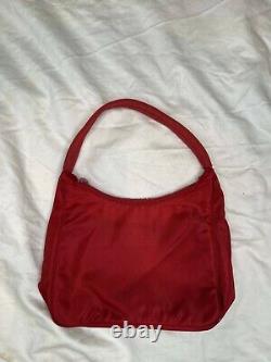 Vintage Prada Hobo Red Nylon shoulder bag