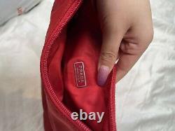 Vintage Prada Hobo Red Nylon shoulder bag