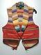 Vintage Ralph Lauren Country Made Usa Native Indian Beacon Aztec Blanket Vest
