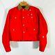 Vintage Ralph Lauren Fishing Hunting Jacket Size 8 Womens Euc Red Fly Fish Plaid