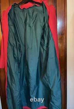 Vintage Rare London Fog Trench Coat Red Belted Lined Water Resistant 1x / 16