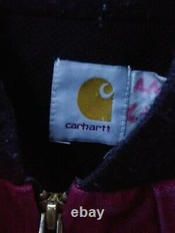 Vintage Red Carhartt Bomber Jacket (Size Large) Mens/Womens