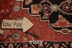 Vintage Red/ Ivory Ardebil Runner Rug 4x11 Wool Hand-knotted Hallway Carpet