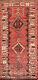 Vintage Red/ Ivory Lori Runner Rug 4x9 Wool Hand-knotted Traditional Tribal Rug