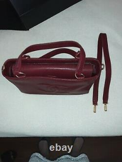 Vintage Red Leather Chanel Bag with Certificate of Authenticity