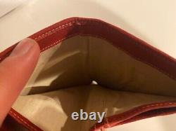 Vintage Red Pre-owned Women's Salvatore Ferragamo Leather Wallet-great Quality