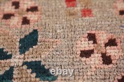 Vintage Red Wool Heriiz Narrow Runner Rug 2x9 Hand-knotted Tribal Hallway Carpet