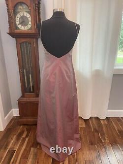 Vintage Shelli Segal Prom Dress Gown size women's 10 iridescent red