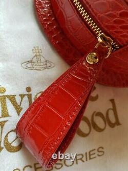 Vintage Vivienne Westwood Chancery Red Croc Heart Shaped Bag EXTRA RARE
