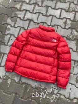 Vintage Women's Red The North Face 700 Down Filled Nuptse Puffer Jacket